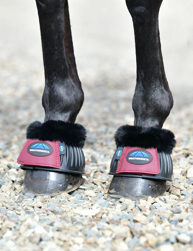 Weatherbeeta Prime Fleece Trim Rubber Bell Boots - Image 5