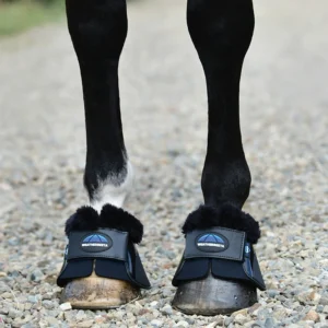 Weatherbeeta Impact Fleece Trim Bell Boots -Tough-Tec