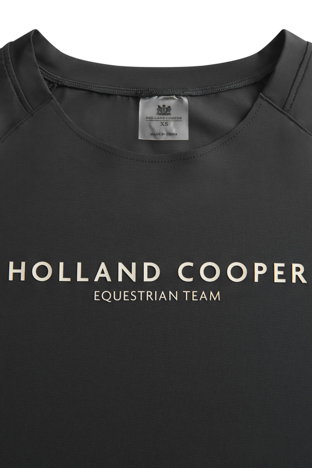 Chiltern Crew Tee -Black by Holland Cooper - Image 6