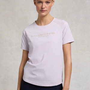 Chiltern Crew Tee -Dawn Pink by Holland Cooper