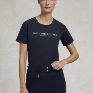 Chiltern Crew Tee -Ink Navy by Holland Cooper