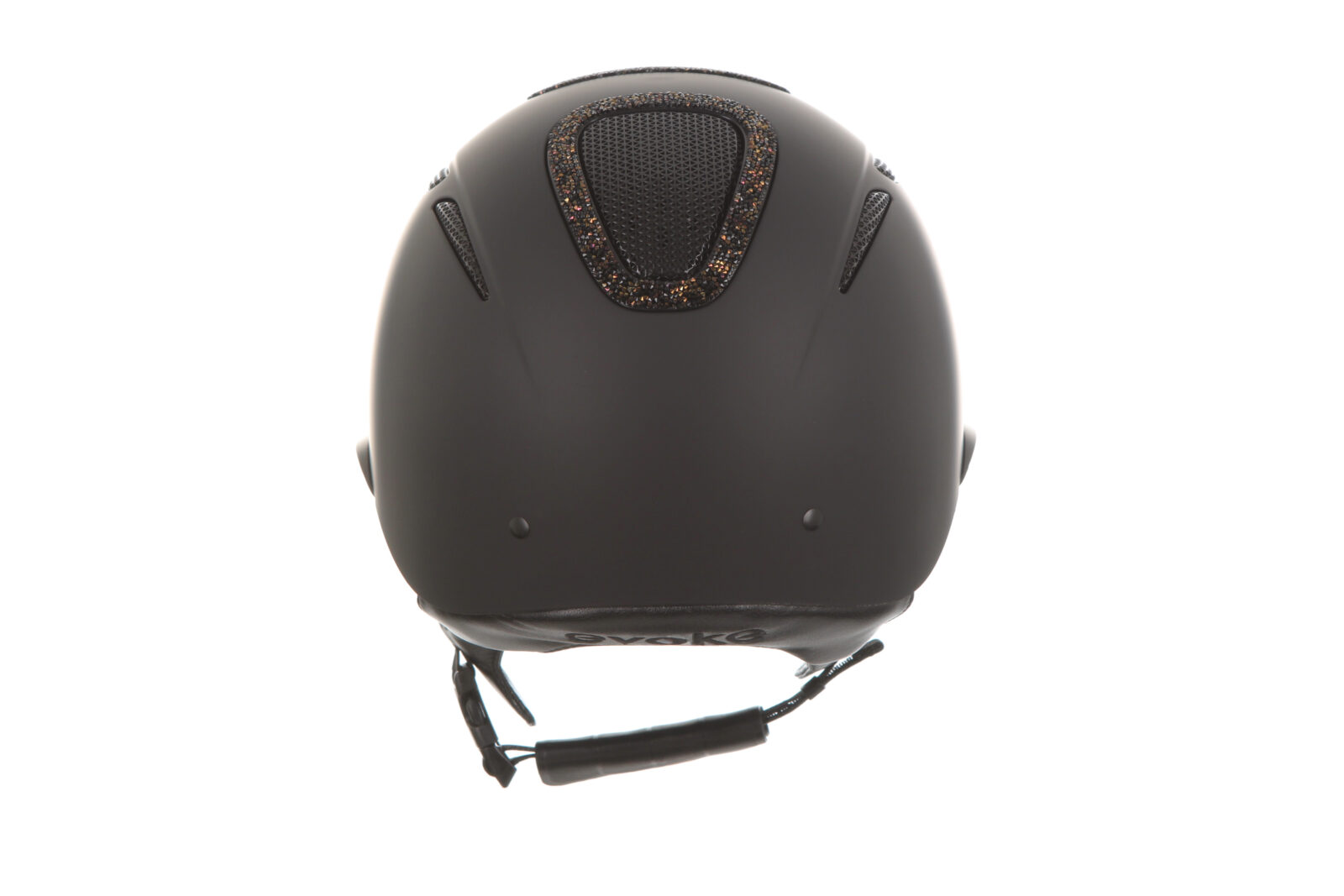 Wide Peak Black/Gold Crystal Frame
