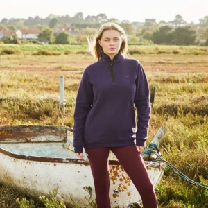 Ridgeline Brancaster 1/4 Zip Nightshade -Women's