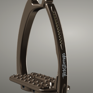 Venice Sloped Swarovski Brown/Brown Safety Stirrups by Tech Stirrups