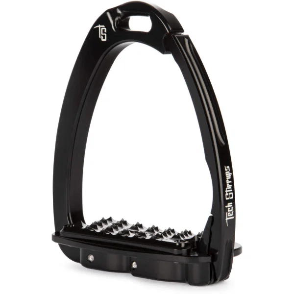 Venice Flat Evo Black/Black Safety Stirrups by Tech Stirrups