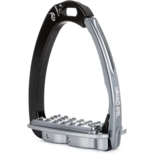 Venice Flat Evo Black/Titanium Safety Stirrups by Tech Stirrups