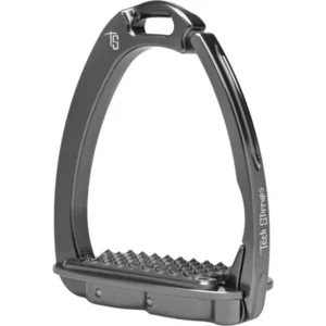 Venice Flat Evo Titanium/Titanium Safety Stirrups by Tech Stirrups