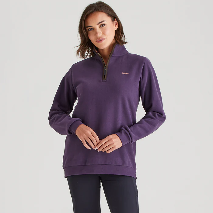 Ridgeline Brancaster 1/4 Zip Nightshade -Women's - Image 4