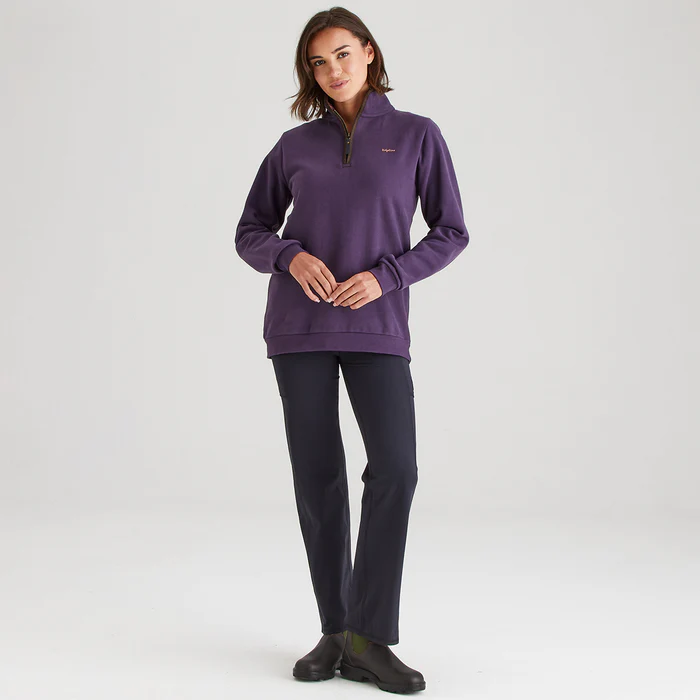 Ridgeline Brancaster 1/4 Zip Nightshade -Women's - Image 2