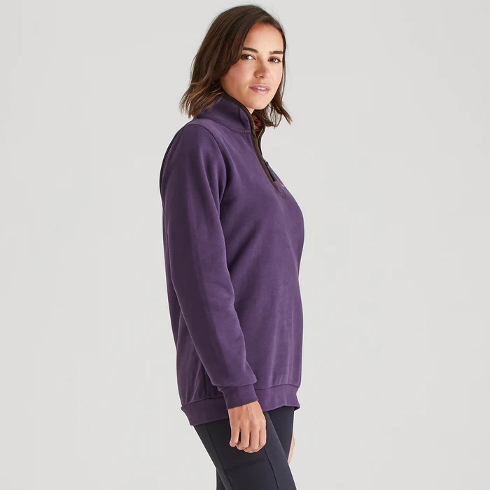 Ridgeline Brancaster 1/4 Zip Nightshade -Women's - Image 5