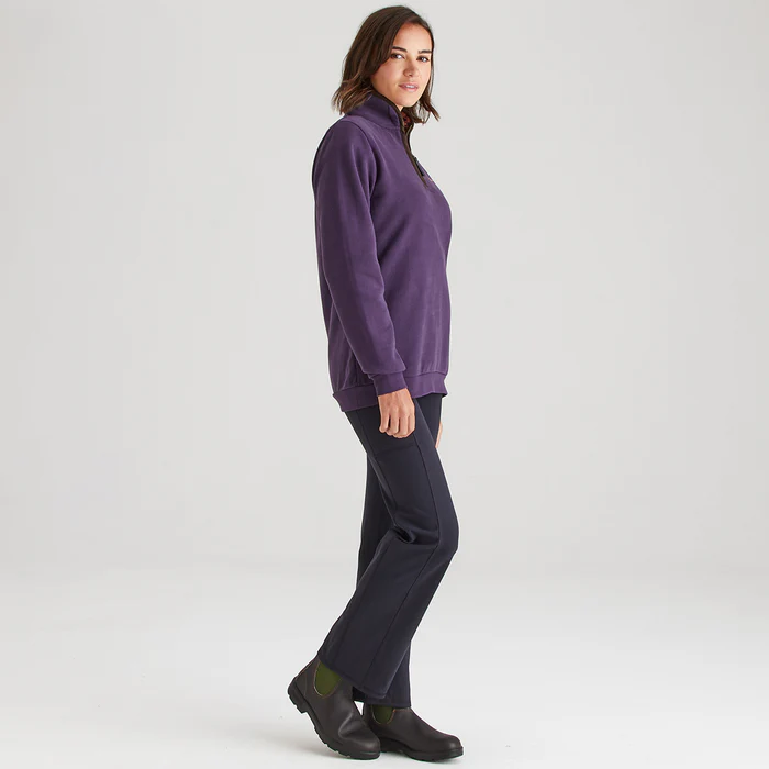 Ridgeline Brancaster 1/4 Zip Nightshade -Women's - Image 3