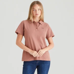 Ridgeline Signature Polo Shirt Dusky Pink -Women's