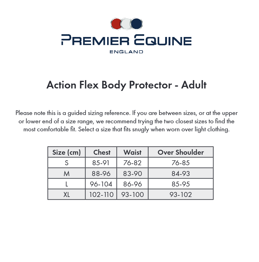 Action Flex Body Protector -Adult by Premier Equine - Image 7