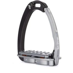 Venice Plus Evo Black/Titanium Safety Stirrups by Tech Stirrups