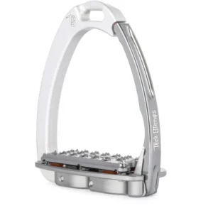 Venice Plus Evo Silver/Titanium Safety Stirrups by Tech Stirrups