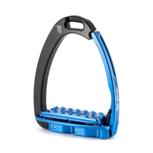 Venice Plus Evo Black/Blue Safety Stirrups by Tech Stirrups