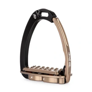Venice Plus Evo Black/Brown Safety Stirrups by Tech Stirrups