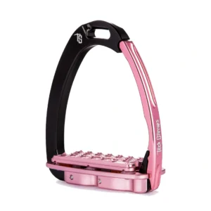 Venice Plus Evo Black/Pink Safety Stirrups by Tech Stirrups