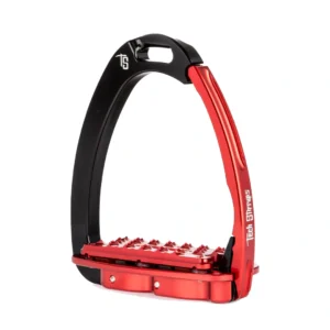 Venice Plus Evo Black/Red Safety Stirrups by Tech Stirrups
