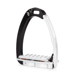 Venice Plus Evo Black/Silver Safety Stirrups by Tech Stirrups