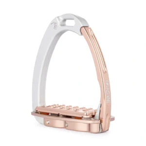 Venice Plus Evo Silver/Rosegold Safety Stirrups by Tech Stirrups