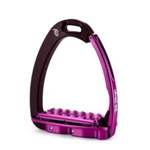 Venice Plus Evo Black/Purple Safety Stirrups by Tech Stirrups