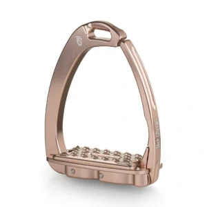 Venice Sloped Evo Rosegold/Rosegold Safety Stirrups by Tech Stirrups