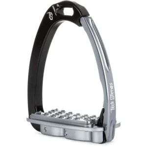 Venice Sloped Evo Black/Titanium Safety Stirrups by Tech Stirrups