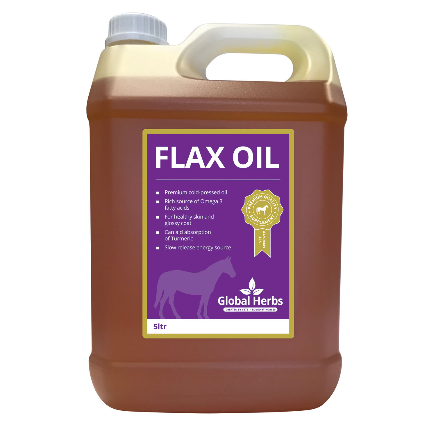 Global Herbs Flax Oil 5 Litre