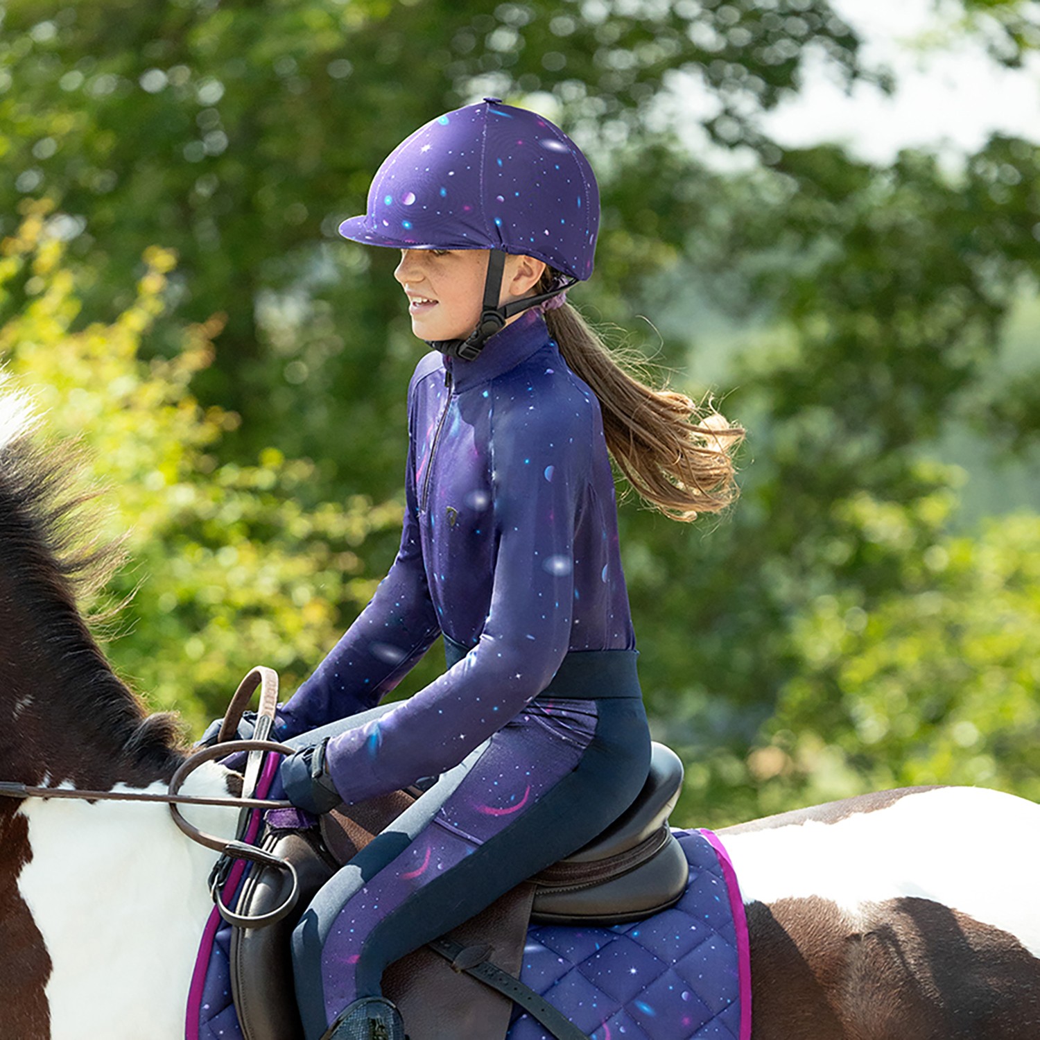 Out of this World Hat Silk by Hy Equestrian