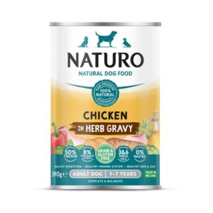 Naturo Adult Grain & Gluten Free Chicken 390g x 12 Click & Collect
