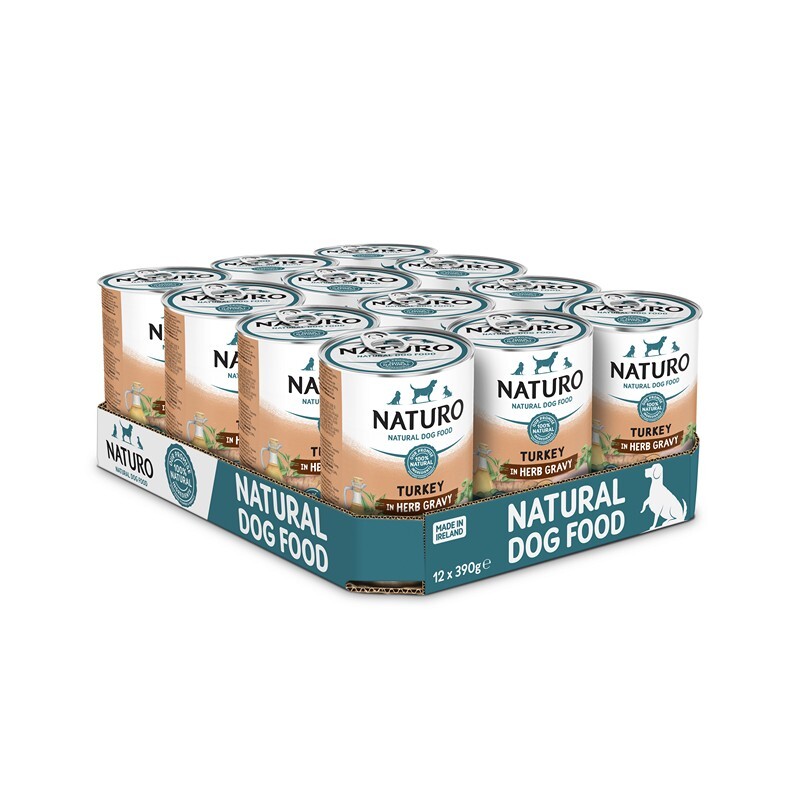 Naturo Adult Grain & Gluten Free Turkey 390g x 12 Click & Collect - Image 2