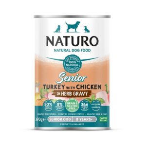Naturo Snr Grain & Gluten Free Turkey 390g x 12 Click & Collect