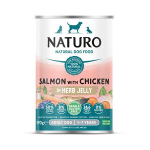 Naturo Adult Grain & Gluten Free Salmon 390g x 12 Click & Collect