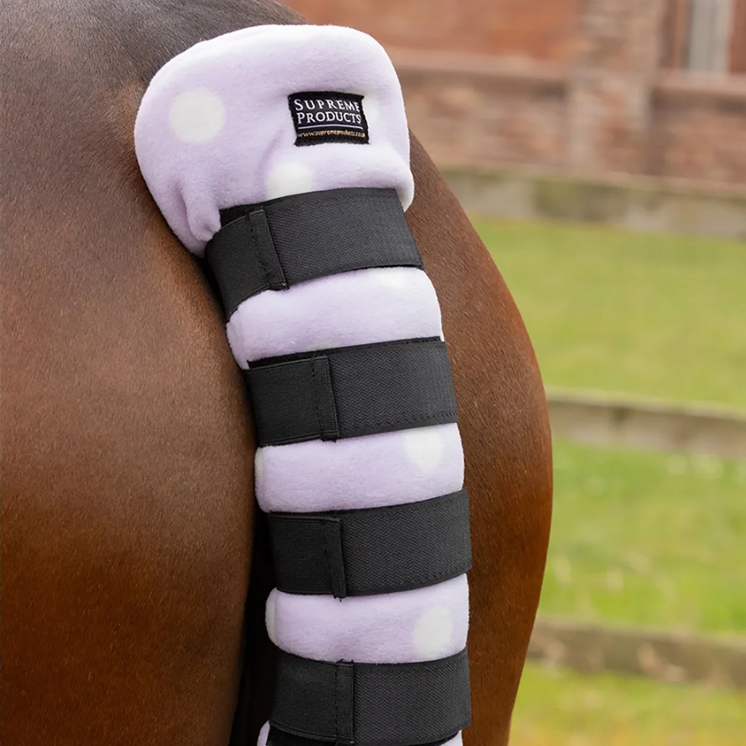 Dotty Fleece Tail Guard by Supreme Products - Image 4