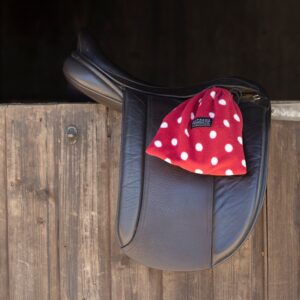 Dotty Fleece Stirrup Covers by Supreme Products