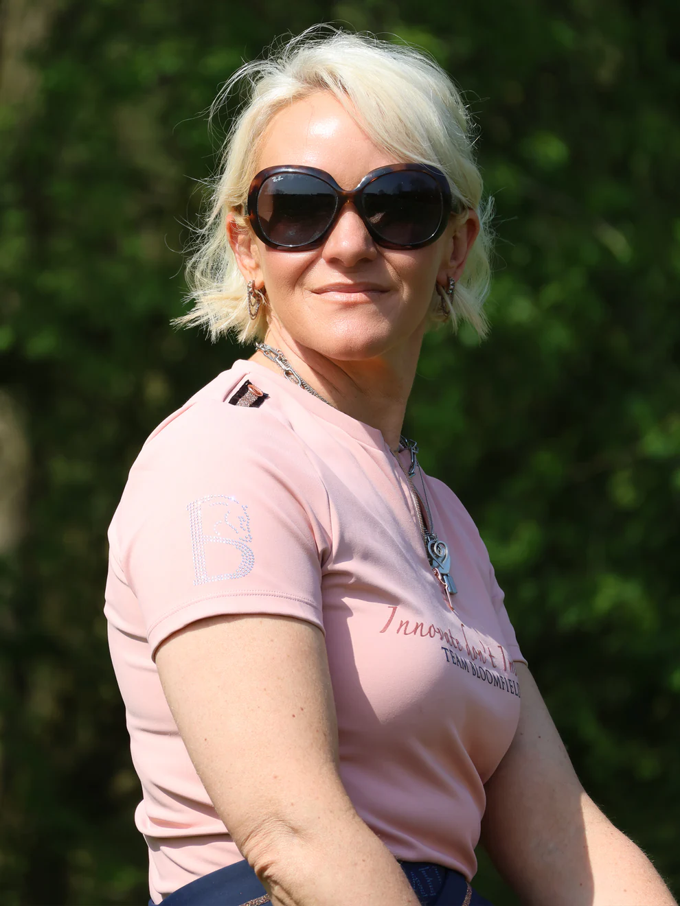 Clara Ladie's Crystal T-Shirt by Team Bloomfields - Image 5