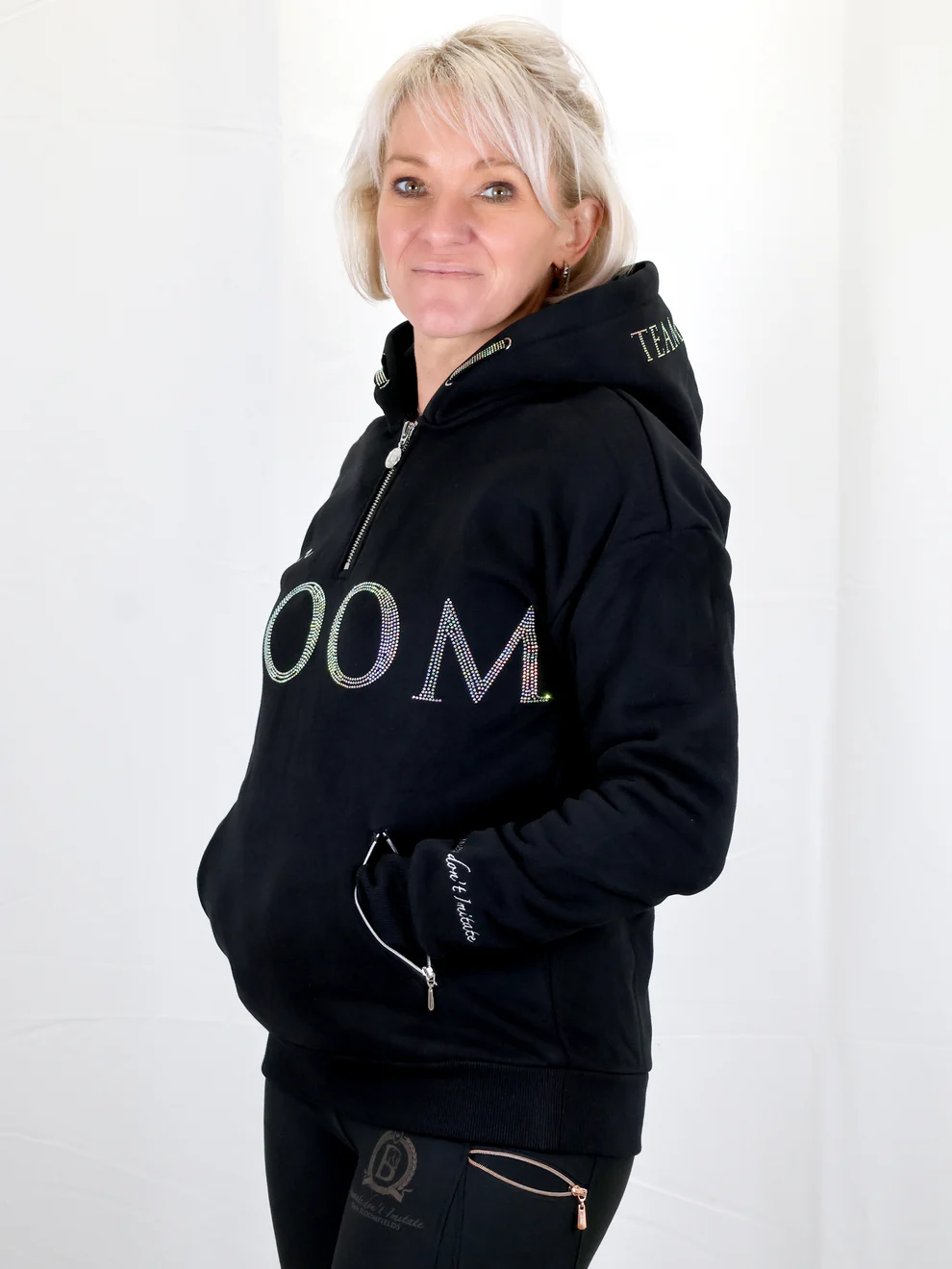 Luna Ladie's Rhinestone Hoodie by Team Bloomfields
